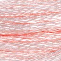 DMC #818 Pearlescent Powder Pink official colour swatch