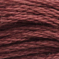 DMC #3858 Rose Brown official colour swatch