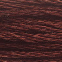 DMC #3857 Oxblood official colour swatch
