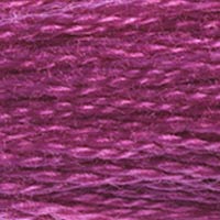 DMC #718 Metallic Rose Magenta official colour swatch