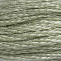 DMC #524 Pebble Green official colour swatch