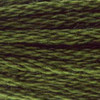DMC #936 Oak Moss official colour swatch