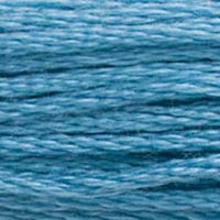 DMC #518 Nattier Blue official colour swatch
