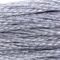 DMC #415 Metallic Chrome official colour swatch
