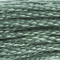 DMC #502 Almond Leaf official colour swatch