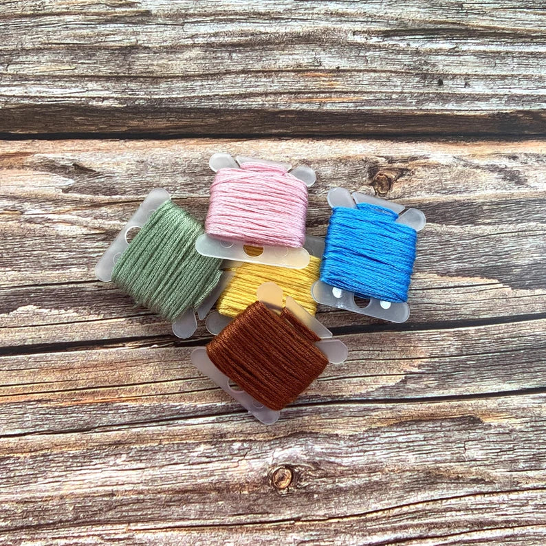 Bobines de broderie en plastique : organiseur de fil, rangement de fils et organisation de points de croix