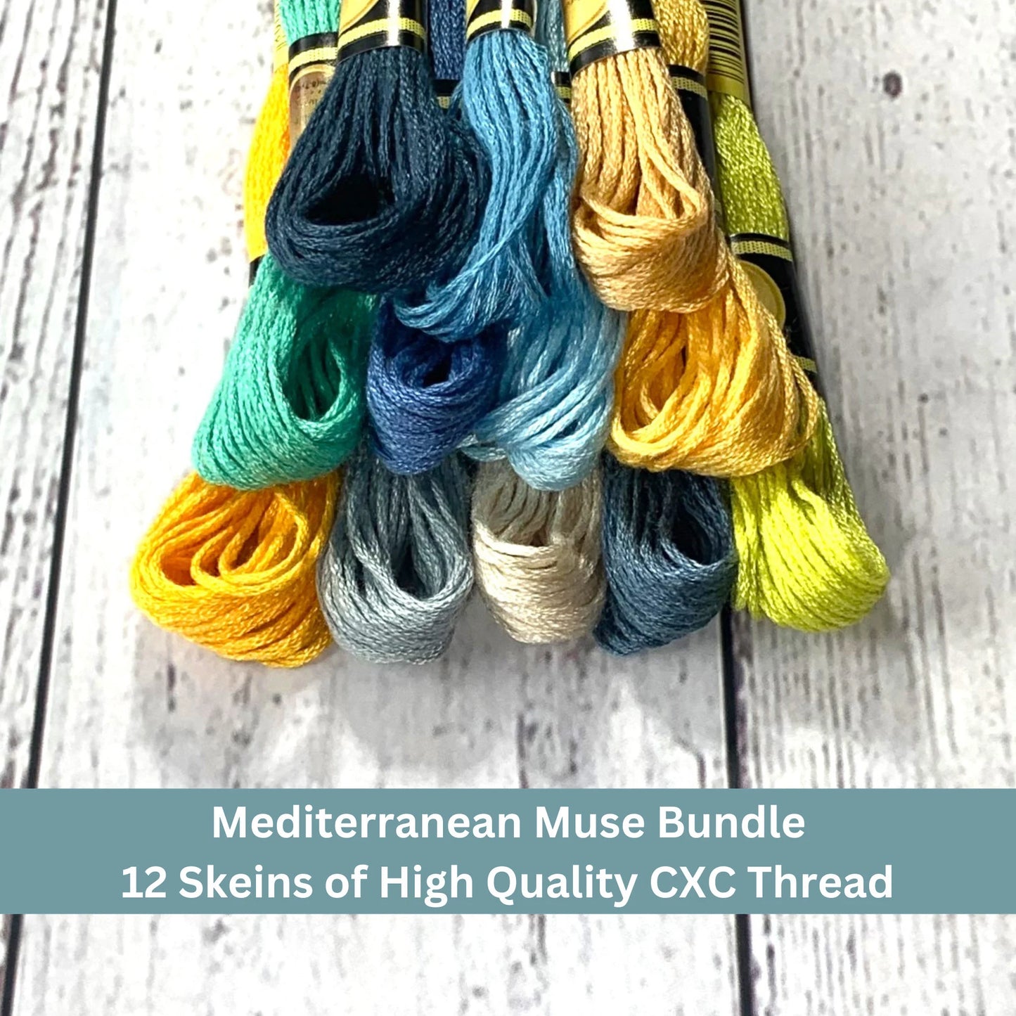 Lot de 12 fils dentaires Seaside Serenity – Ensemble de fils Sea &amp; Sand