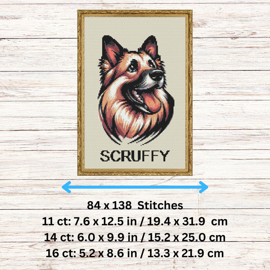 Modèle de berger allemand – Portrait d'animal de compagnie (PDF)