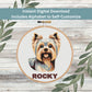 Modèle de Yorkshire Terrier – Portrait de chien (PDF)