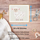 Modèle de bébé mouton – Point de croix animal de la ferme pour chambre d'enfant